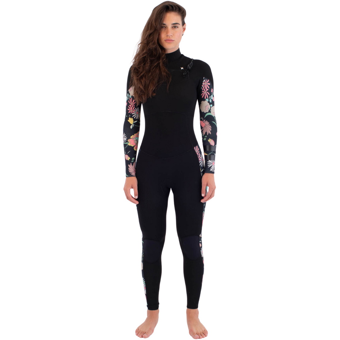 Roupa De Mergulho Hurley Plus Feminino 2025 Com Zíper Chest Zip 4/3mm WFS0012433 - Wonderland